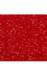 Miyuki delica beads 10/0 - Transparent dark tangerine DBM-704